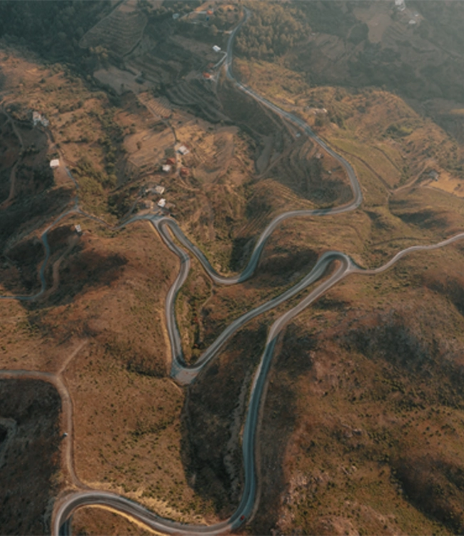 mountain path road panoramic landscape copy